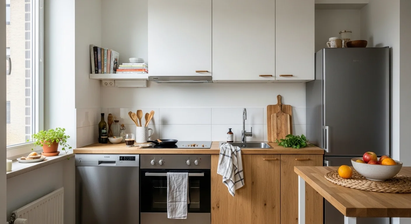 small apartment kitchen details you are probably ignoring