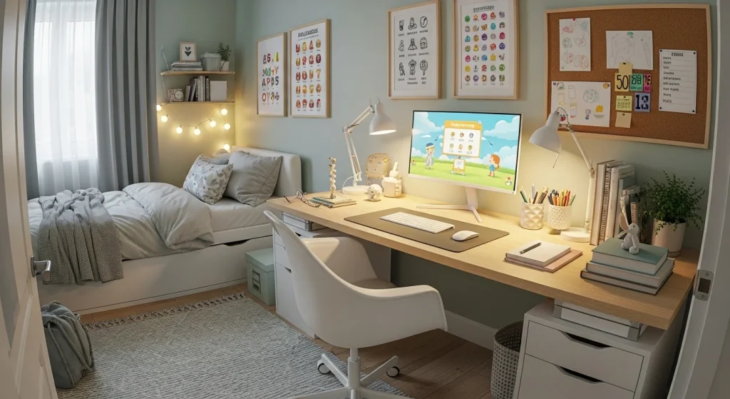 16 Small Apartment Kids Study Corner Ideas for Focus and Creativity