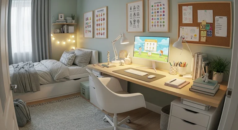 16 Small Apartment Kids Study Corner Ideas for Focus and Creativity