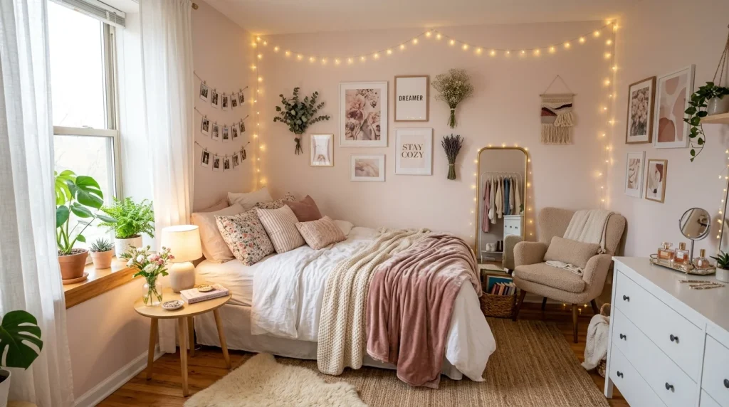 18 Small Apartment Girls Bedroom Decor Ideas That Feel Soft and Pretty