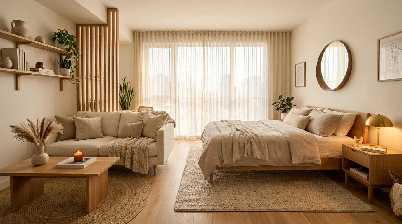 Small Apartment Warm Minimal Decor Ideas That Feel Soft and Modern